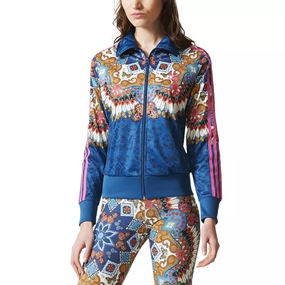 FARM RIO X ADIDAS • Borbomix Jacket in Butterfly - Picture 4 of 11
